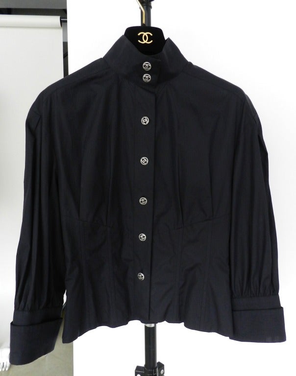 Chanel 08P COCO Mark Cotton x Cashmere Long Cardigan P32714 Gray x Pink 36 [Used] [Authentic Product Guaranteed]