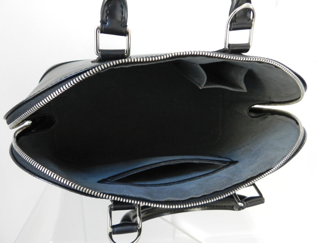 Louis Vuitton Black EPI Alma Bag 2