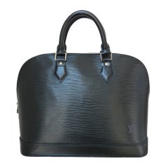 Louis Vuitton Black EPI Alma Bag