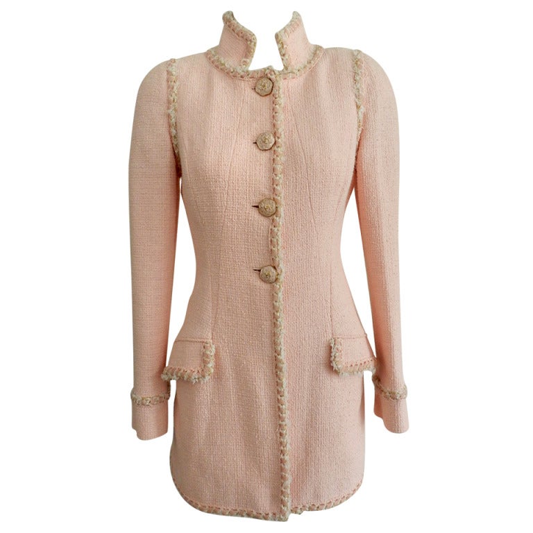 Chanel Resort 2012 Runway Pink Jacket - 38