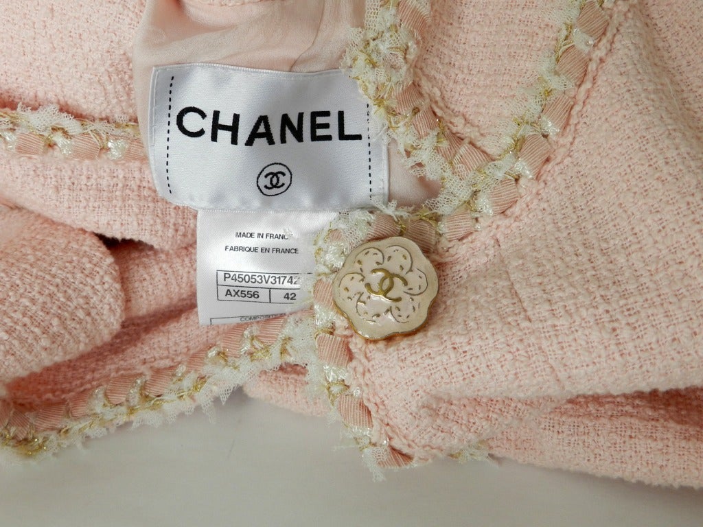 Chanel Resort 2012 Runway Pink Jacket - 38 1