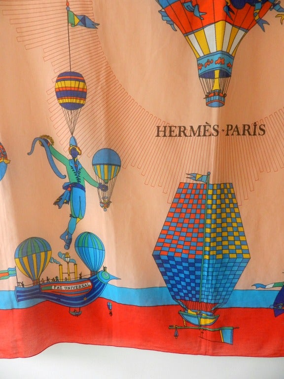 hermes beach scarf