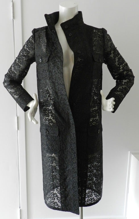 Dolce & Gabanna black Lace Jacket In Excellent Condition In Toronto, ON