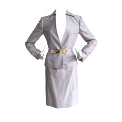 Gianni Versace Couture Lilac Skirt Suit