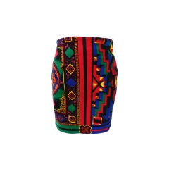 Gianni Versace 1990
s velvet mini skirt