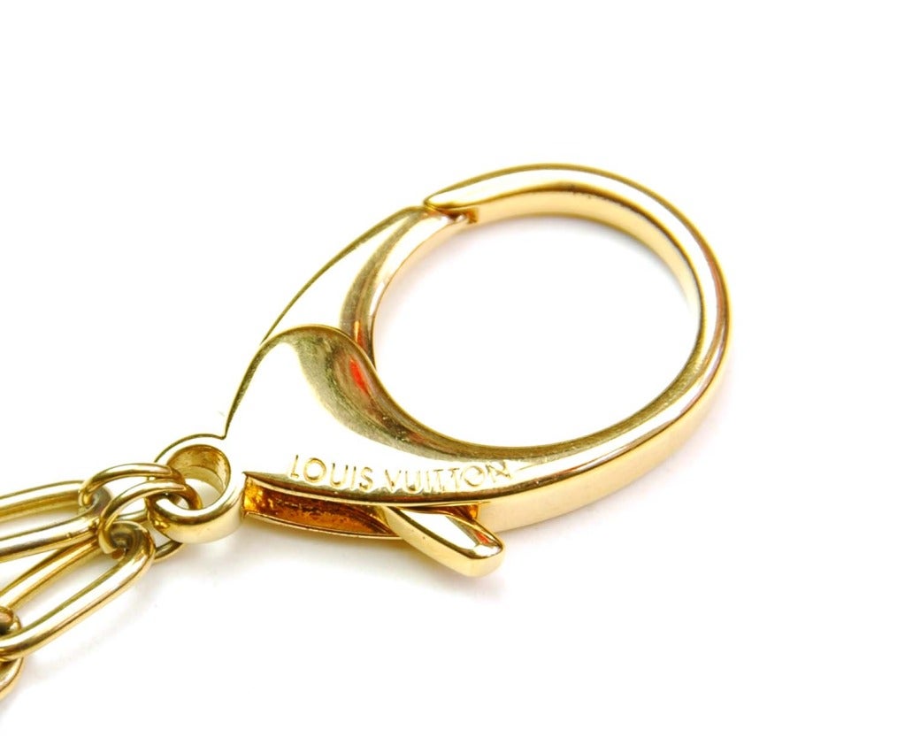 LOUIS VUITTON Monogram Heart Bag Charm/Key Fob