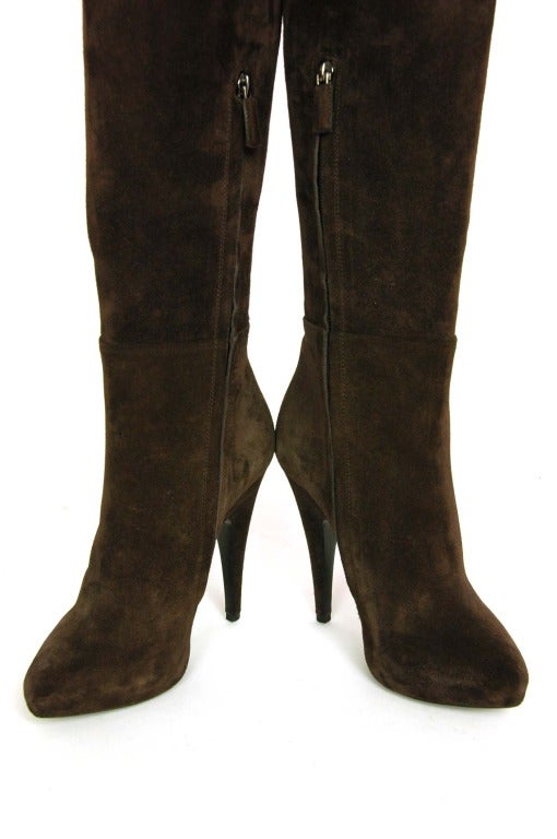GIVENCHY New Over The Knee Hidden Platform Boot Sz. 37.5 2