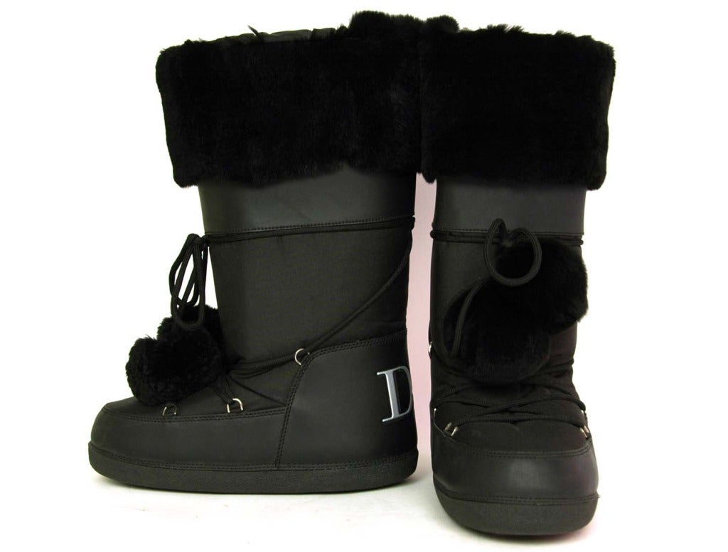 christian dior moon boots