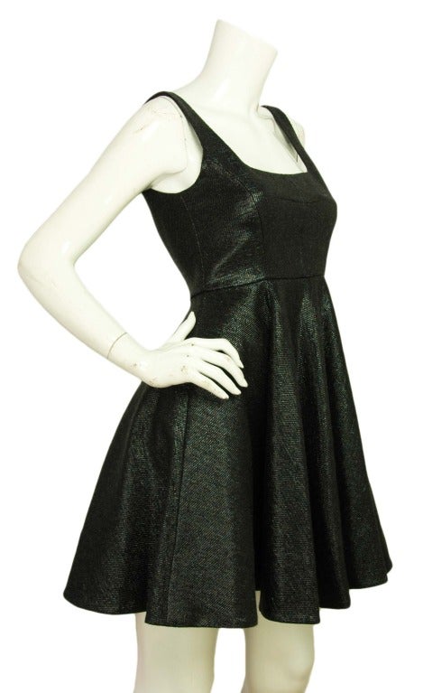JILL STUART Pewter Flare Sleeveless Dress SZ - 2