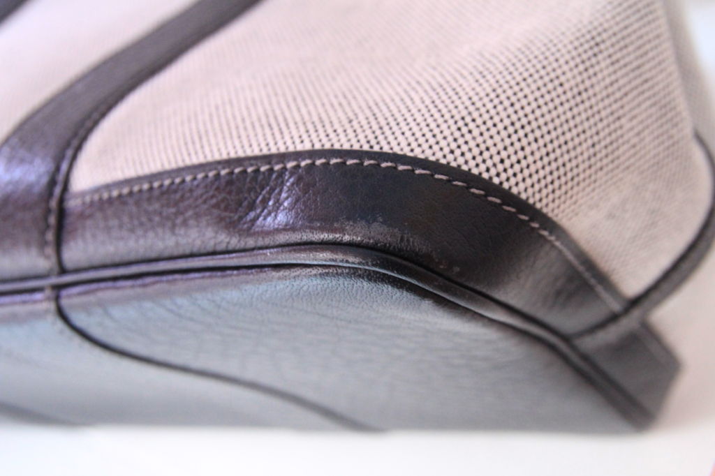 HERMES TOILE/BLACK GARDEN PARTY BAG 5