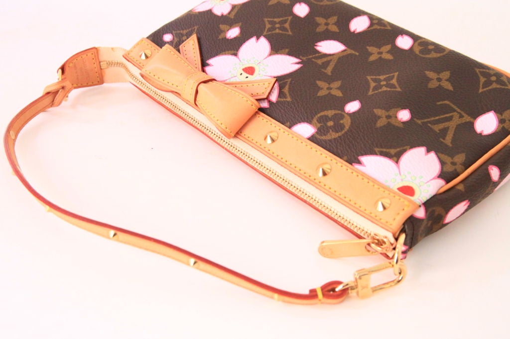 Louis Vuitton Limited Edition Monogram Murakami Cherry Blossom Pochette Bag  For Sale at 1stDibs  louis vuitton takashi murakami cherry blossom  pochette, louis vuitton cherry blossom pochette, louis vuitton murakami cherry  blossom