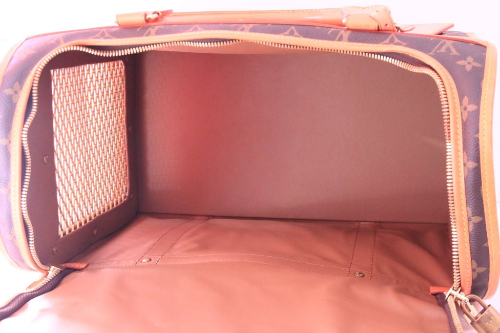 Louis Vuitton Monogram Pet / Dog Carrier 40 At 1stdibs