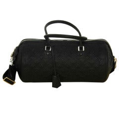 Louis Vuitton Black Leather Monogram Revelation Neo Papillon GM