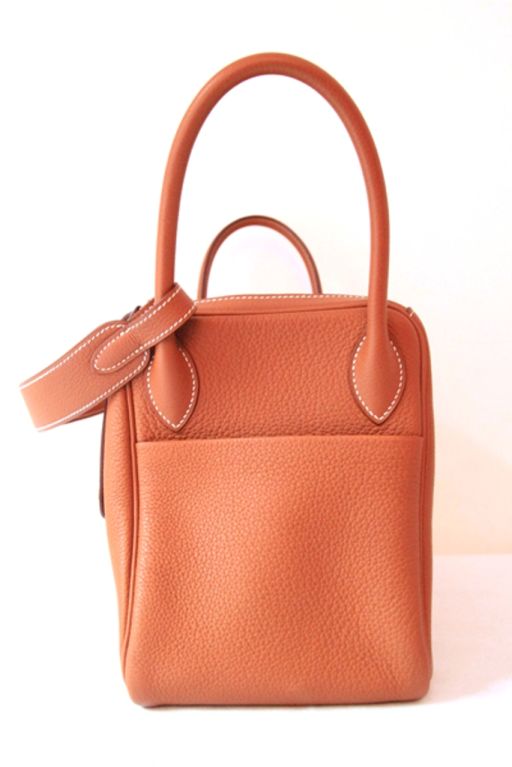 Women's Hermes Gold Togo Lindy Bag