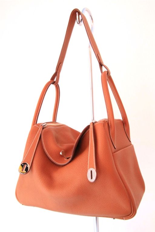 Hermes Gold Togo Lindy Bag 2