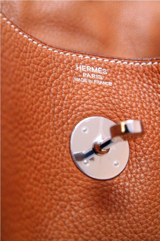 Hermes Gold Togo Lindy Bag 5