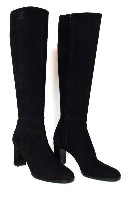2 inch stacked heel boots