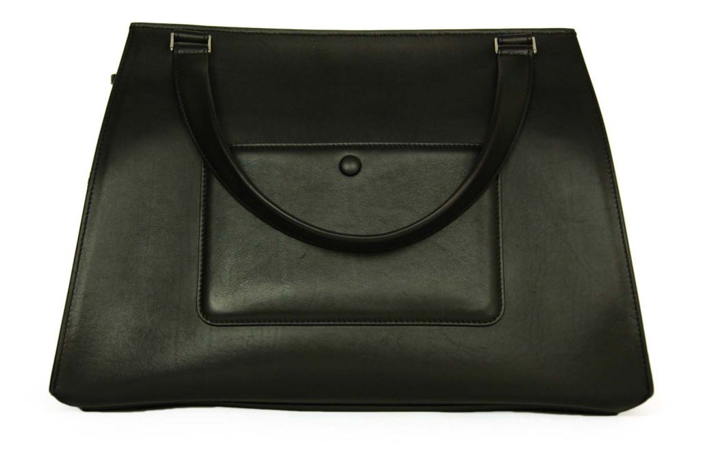 Celine Mustard Ponyhair & Black Leather Edge Bag - rt.$4, 250 In Excellent Condition In New York, NY