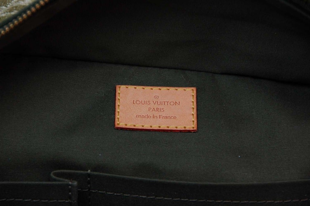 Louis Vuitton Ltd Edition Green Denim Murakami Monogramoflage Lys Tote Bag  at 1stDibs