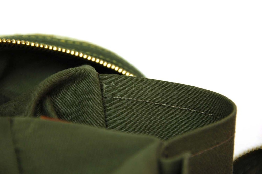 Louis Vuitton Ltd Edition Green Denim Murakami Monogramoflage Lys Tote Bag 2