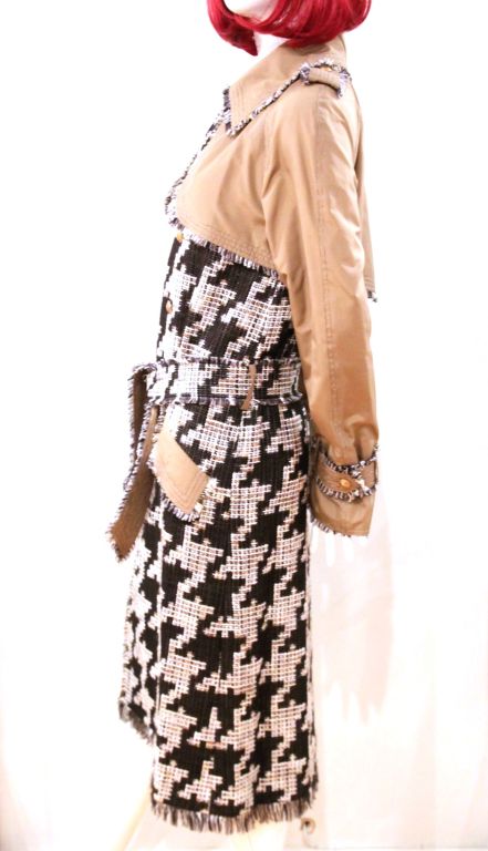 raincoat tweed jacket
