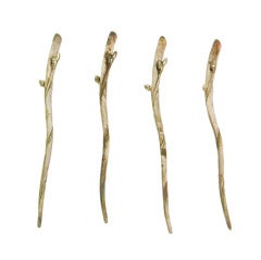 TIFFANY & CO. Sterling Set of 4 Branch Stirrers