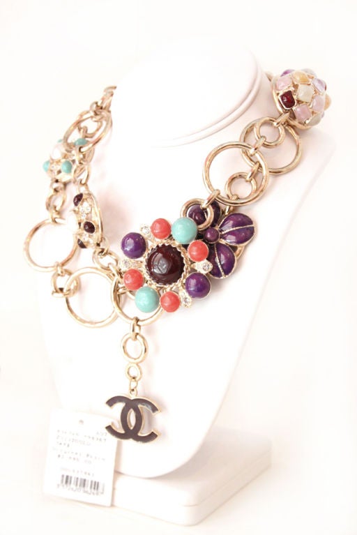 Women's Chanel Multi-color Necklace/Belt sz 90