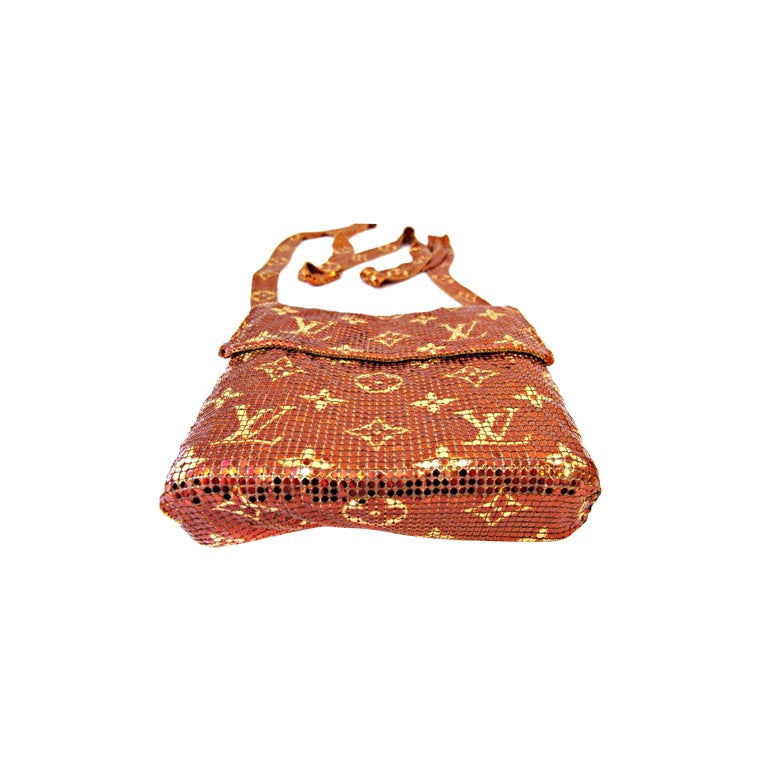 LOUIS VUITTON Monogram Mesh Frances Shoulder Bag Sequin M92287 LV Auth  44524a Bronze ref.950769 - Joli Closet