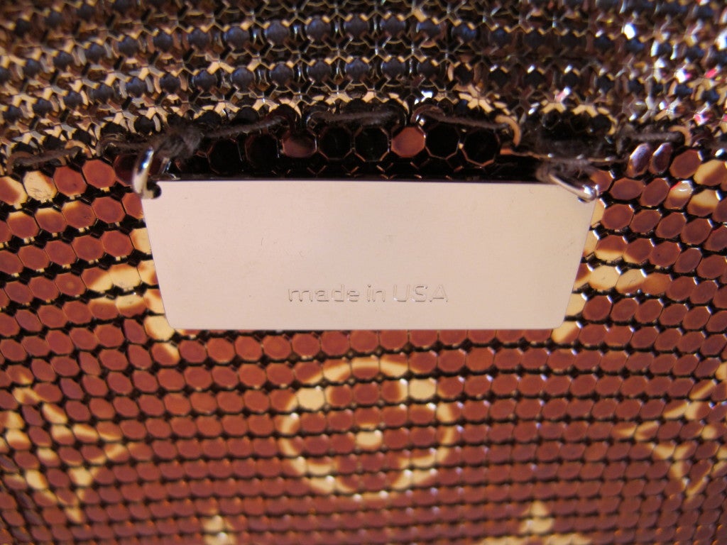 Louis Vuitton monogram mesh metal Francis crossbody evening bag 1