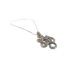 H. Stern Diane Von Furstenberg Diamond Love Knot Necklace