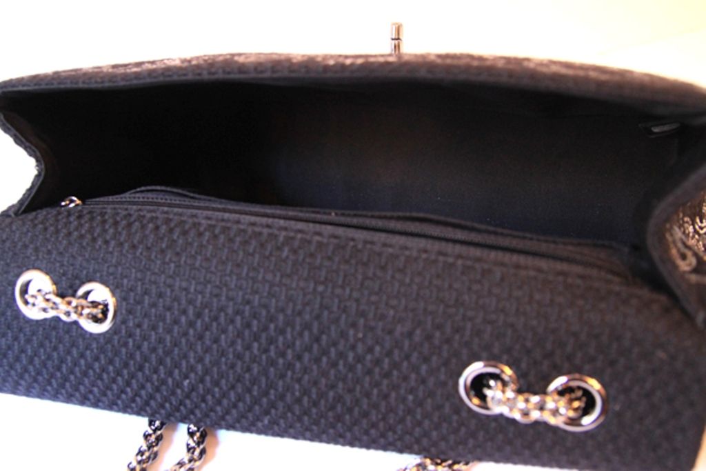 Chanel Tweed Boucle & Crystal Classic Jumbo Flag Bag 5