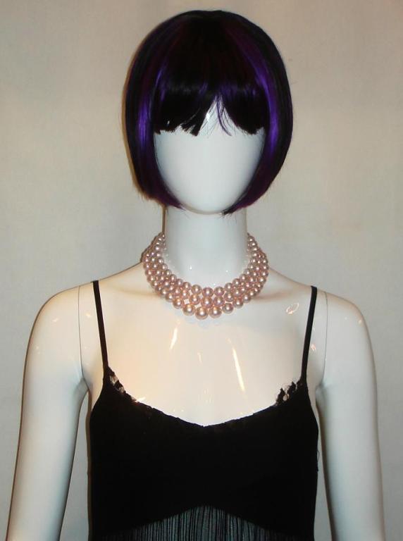 Chanel 3 Row Pink Pearl Camellia Choker Necklace 4