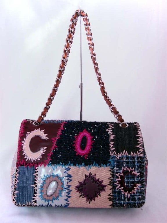 Chanel Rare Multi-Color Shoulder Flap Bag 2