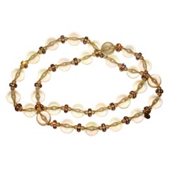 Chanel Clear Beads & Rondelle Necklace 5