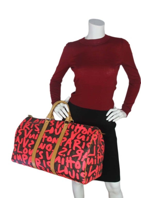 LOUIS VUITTON Stephen Sprouse Keepall 7