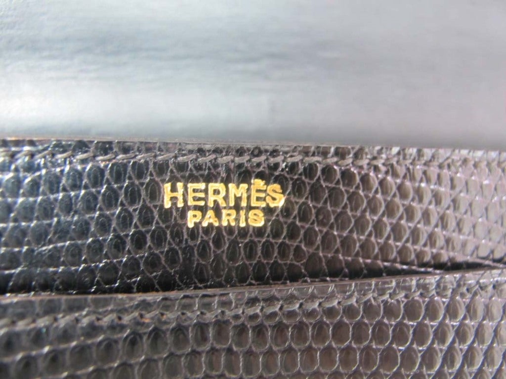 HERMES Black Lizard 
