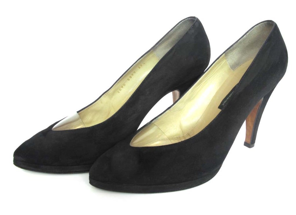 ALAIA Black Suede Pumps
