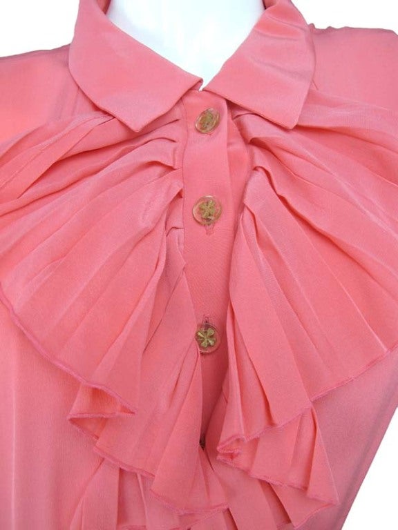 CHANEL Peach Tweed Dress & Jacket 2