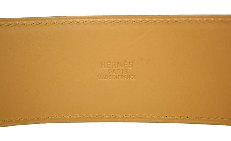 HERMES Brown Leather Medor Collier De Chien Belt 2