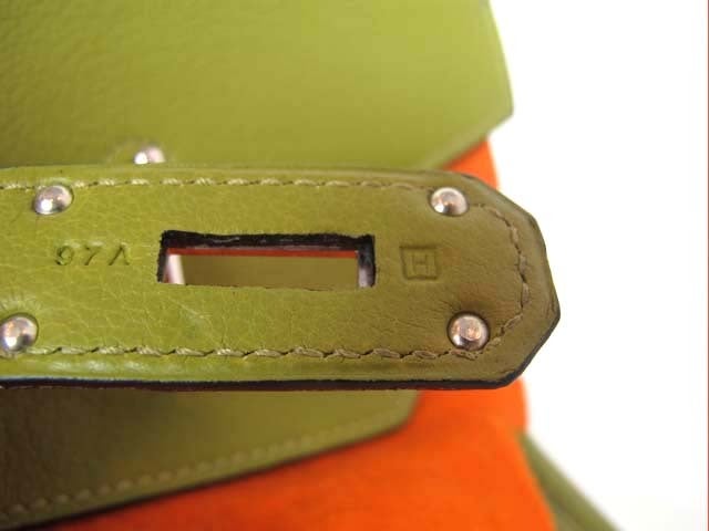 HERMES Vert Chartreuse Jean Paul Gautier Birkin Bag 42cm