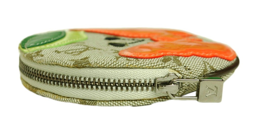 LOUIS VUITTON Conte De Fees Coin Purse with Vernis Butterfly