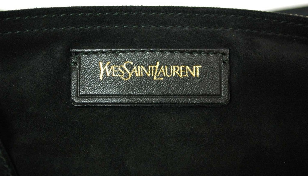 Yves Saint Laurent Black Patent Leather Muse Two Bag 3