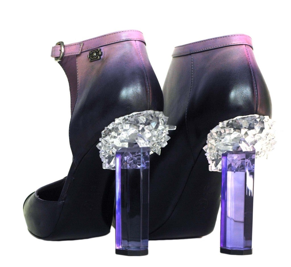 chanel crystal shoes