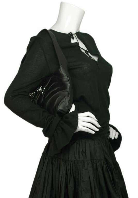 CARTIER Black Leather Hobo Bag with Panther rt. $1, 510 3