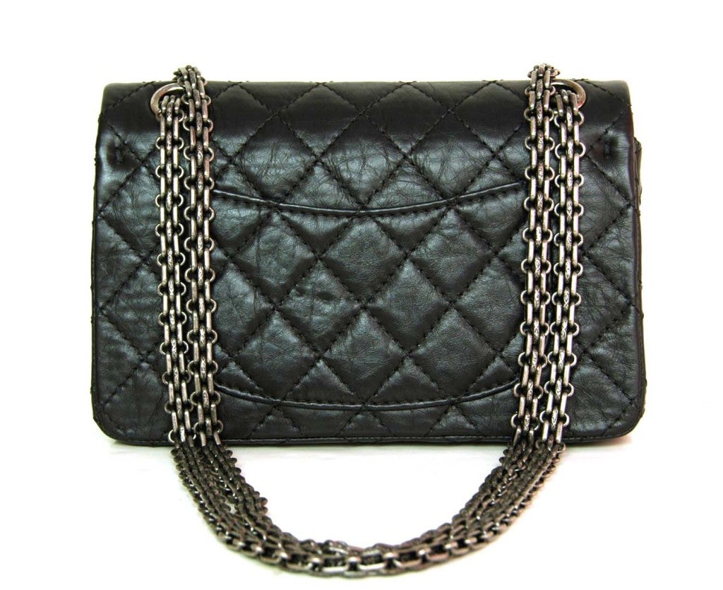 Women's CHANEL Black Quilted  Leather Double Flap Mini Lucky Charm
