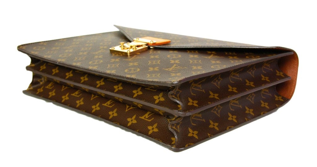 LOUIS VUITTON monogram Serviette Conseiller briefcase BA1018