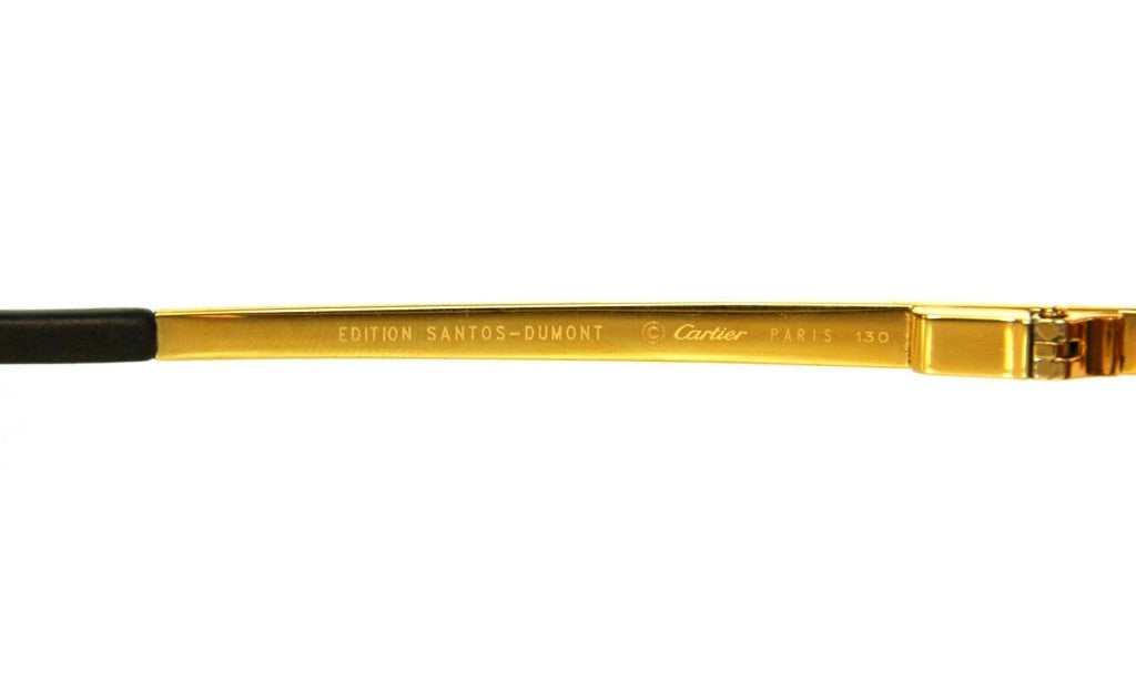 CARTIER Gold Frame Aviators with Screws 1