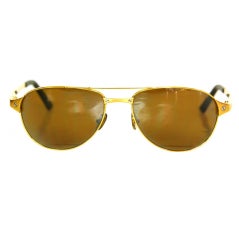 CARTIER Gold Frame Aviators with Screws