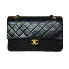CHANEL Black Vintage 10" Classic Bag