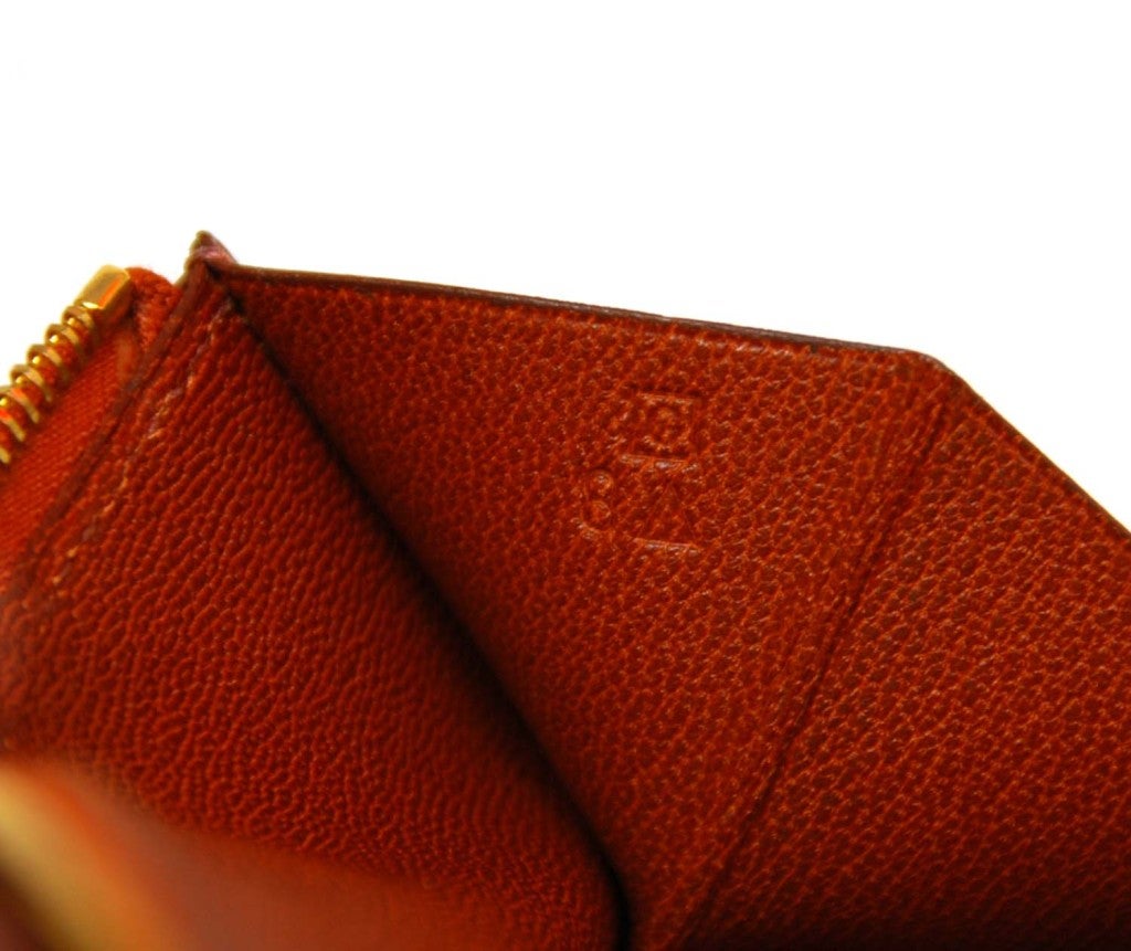 HERMES Brown Lizard Bearn Wallet at 1stdibs  